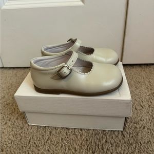 Geppetto’s Ivory Mary Jane shoes